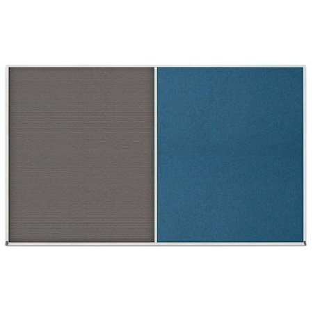 United Visual Products Enclosed Corkboard, 1 Door, 48"x36", 4" Fra UV3402-GOLD-DRKSPR
